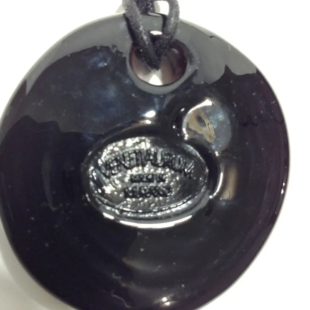 Venetiaurum Murano Black Choker Glass Necklace By LINEA ITALIA